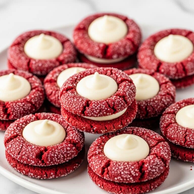 Red Velvet Cream Cheese Thumbprint Cookies A Festive Twist On A Classic Recipe