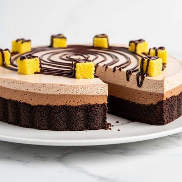 No-Bake Peanut Butter Pie with Chocolate Whipped Cream Recipe