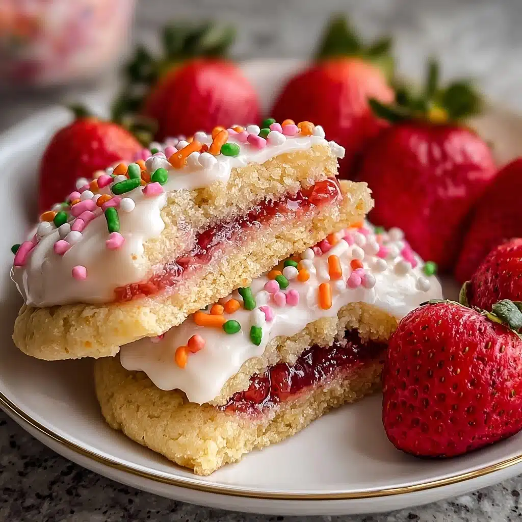 Strawberry Pop Tart Sugar Cookies Recipe
