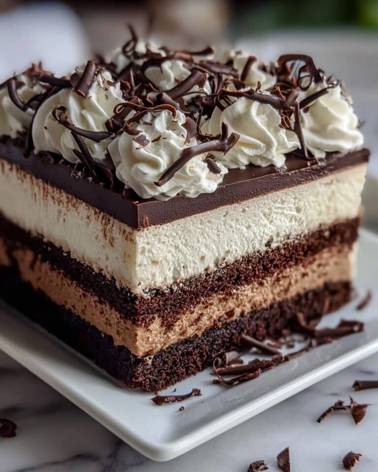 Decadent Brownie Refrigerator Cake Recipe