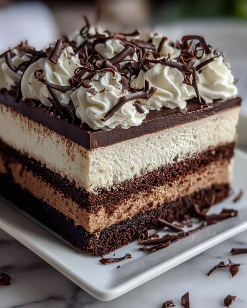 Decadent Brownie Refrigerator Cake Recipe