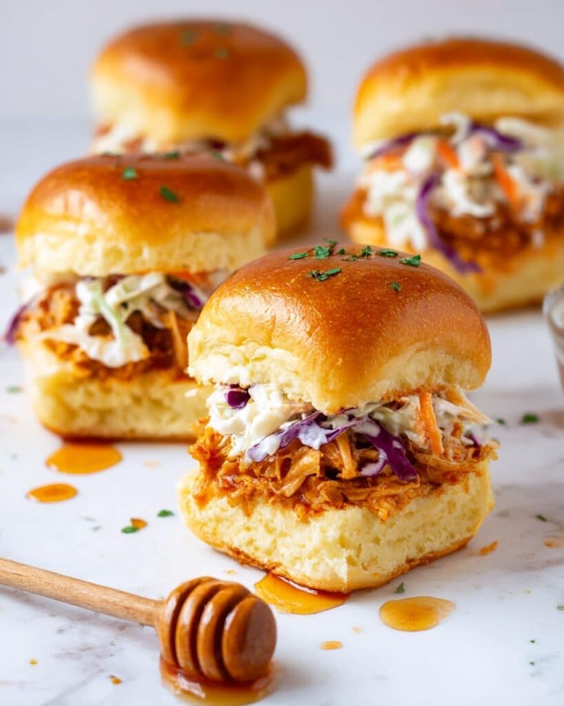 Easy Hot Honey Chicken Sliders Recipe