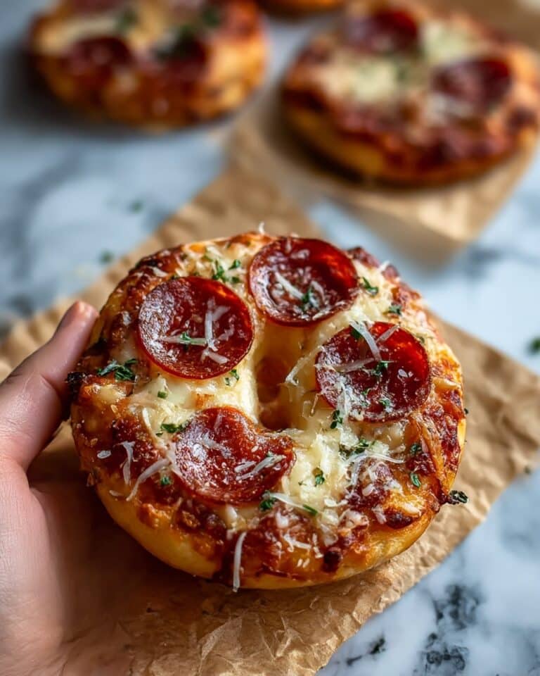 Homemade Pizza Bagels Recipe