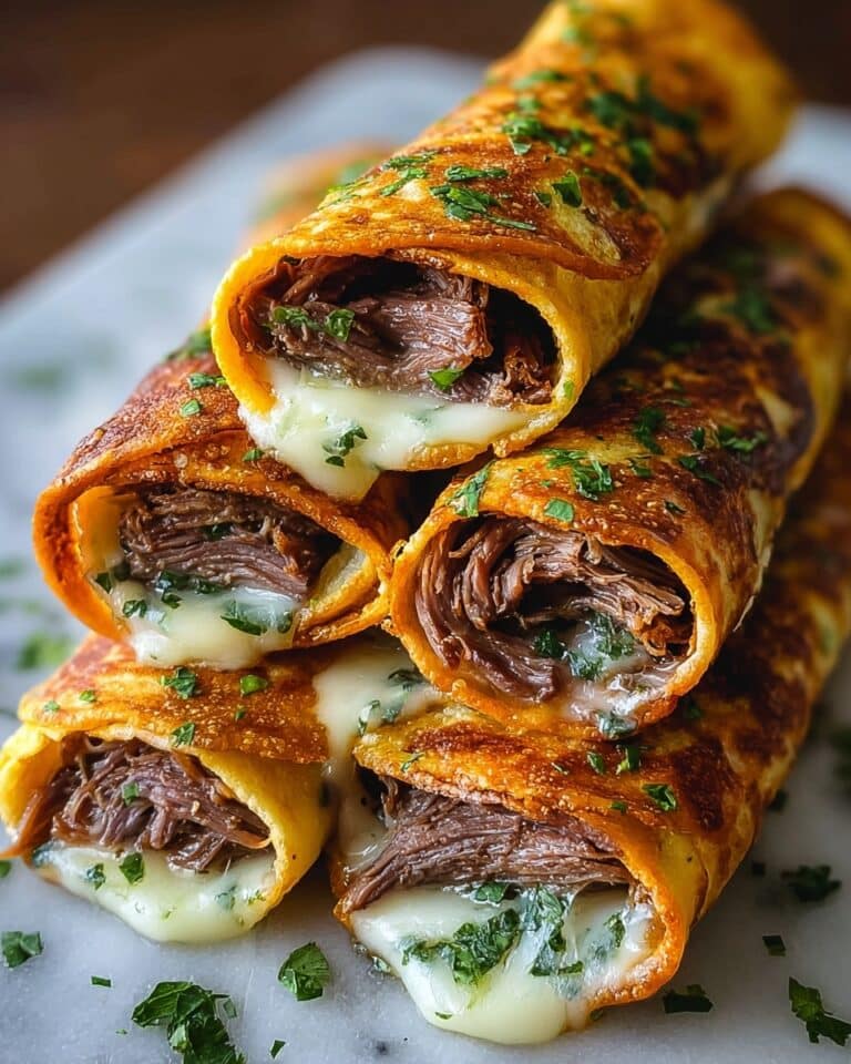 Easy French Dip Tortilla Roll-Ups Recipe