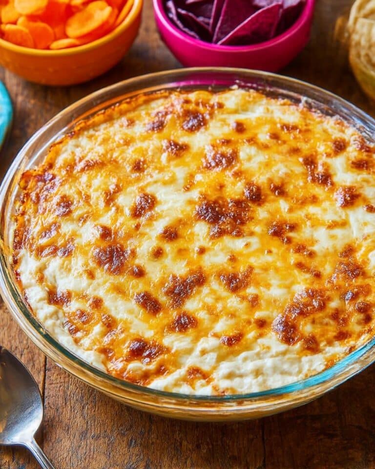 Creamy Baked Double Cheese and Onion Dip (Gluten-Free) Recipe