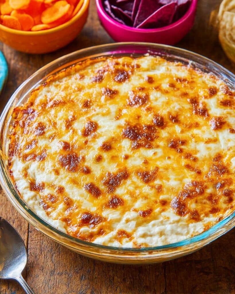 Creamy Baked Double Cheese and Onion Dip (Gluten-Free) Recipe