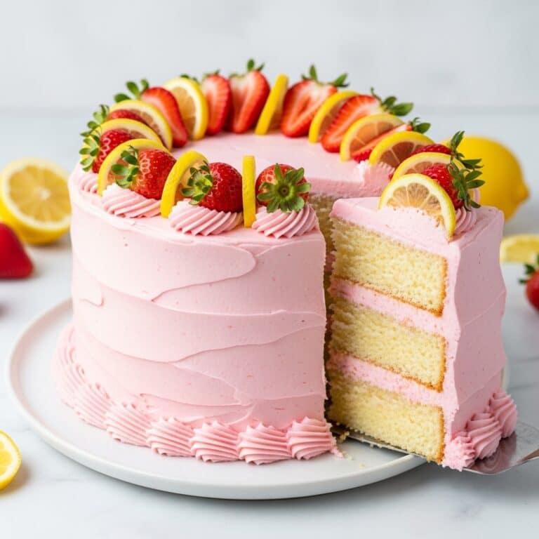 Strawberry Lemon Cake Recipe