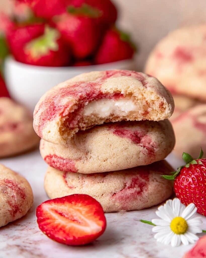 Strawberry Cheesecake Cookies Recipe