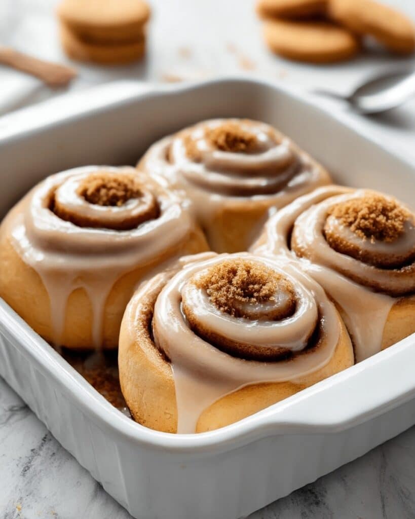 Biscoff Cookie Butter Cinnamon Rolls Recipe