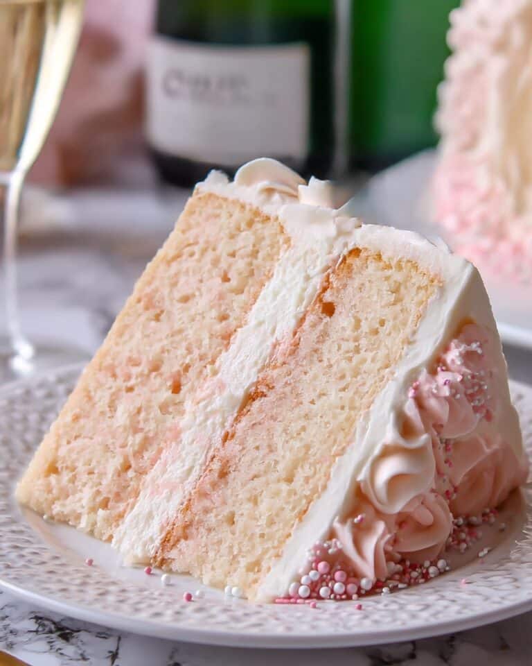 Pink Champagne Cake Recipe