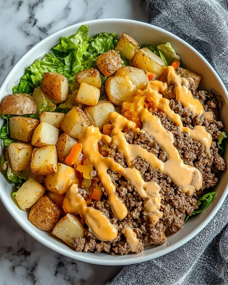 Savory Smash Burger Bowl Recipe