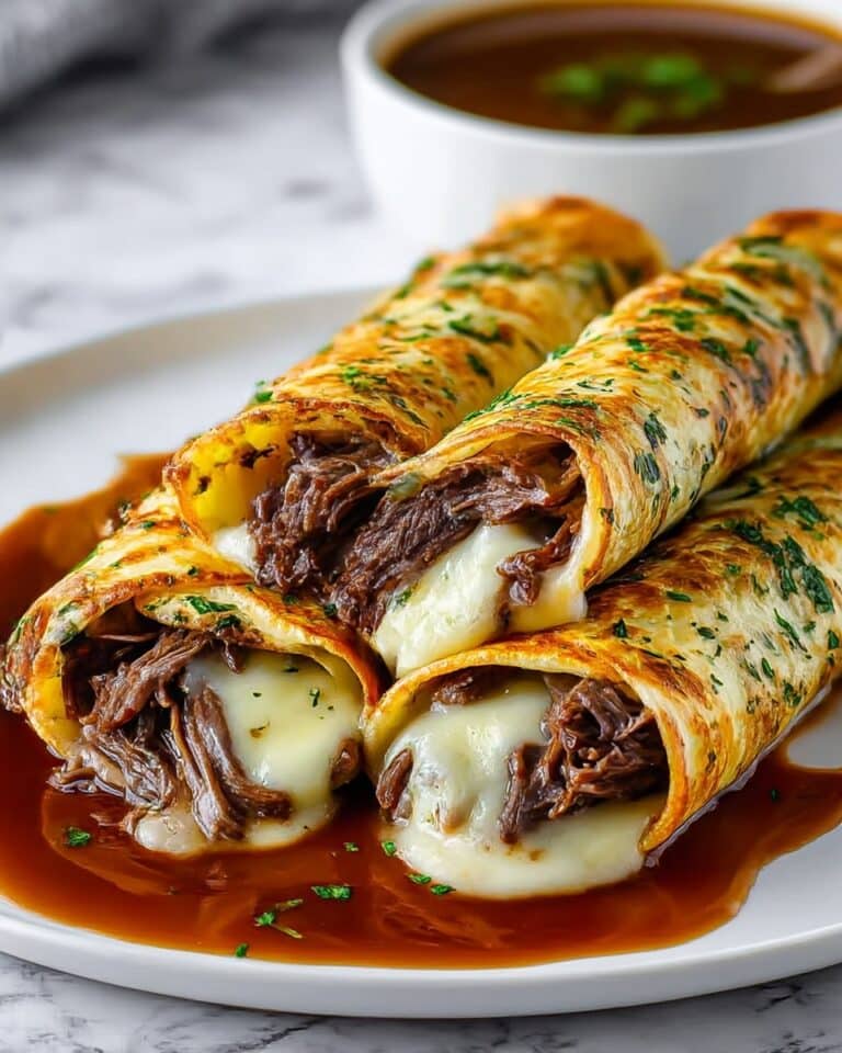 French Dip Tortilla Roll Ups Recipe