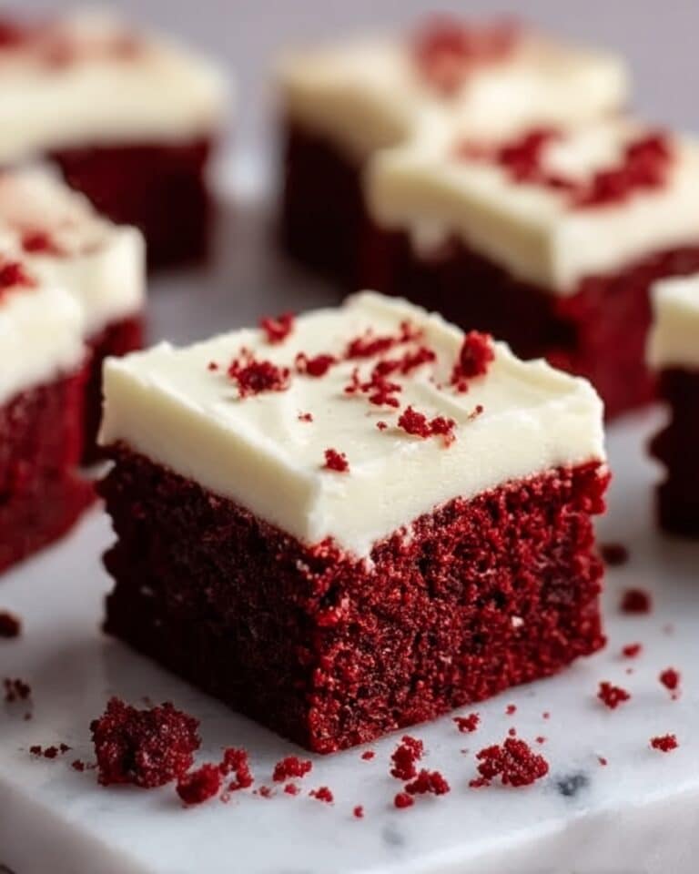 Red Velvet Brownies with Cream Cheese Frosting Recipe