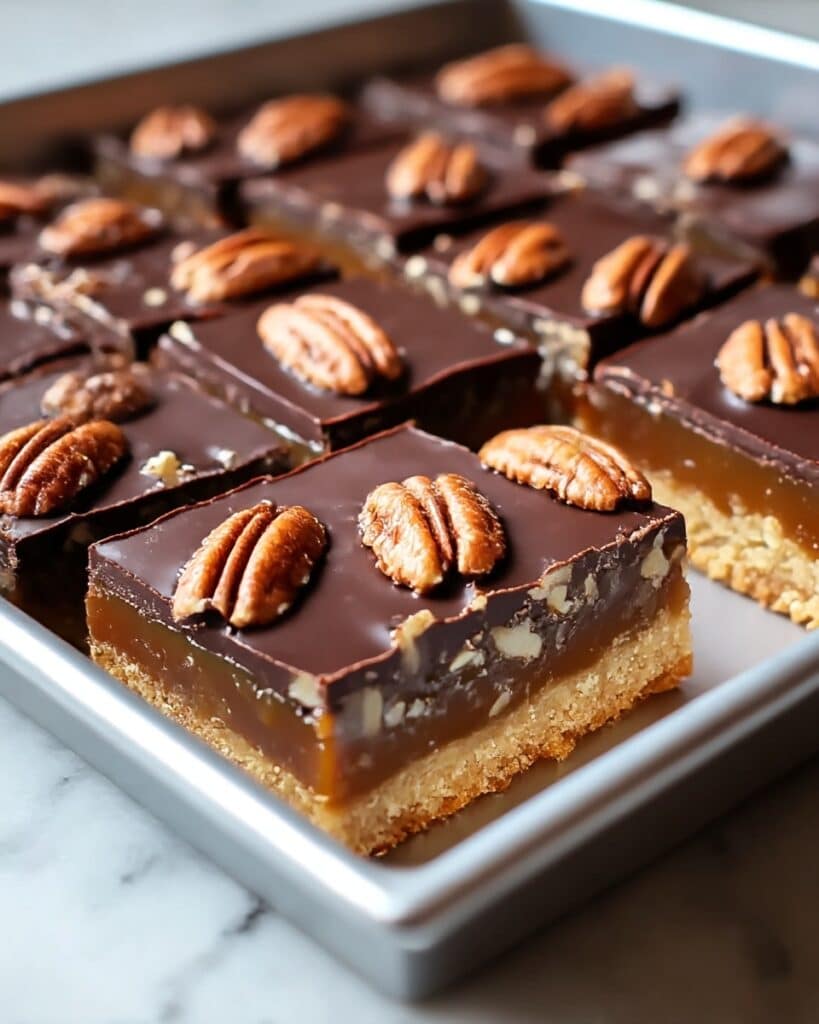 Decadent Turtle Bars Recipe