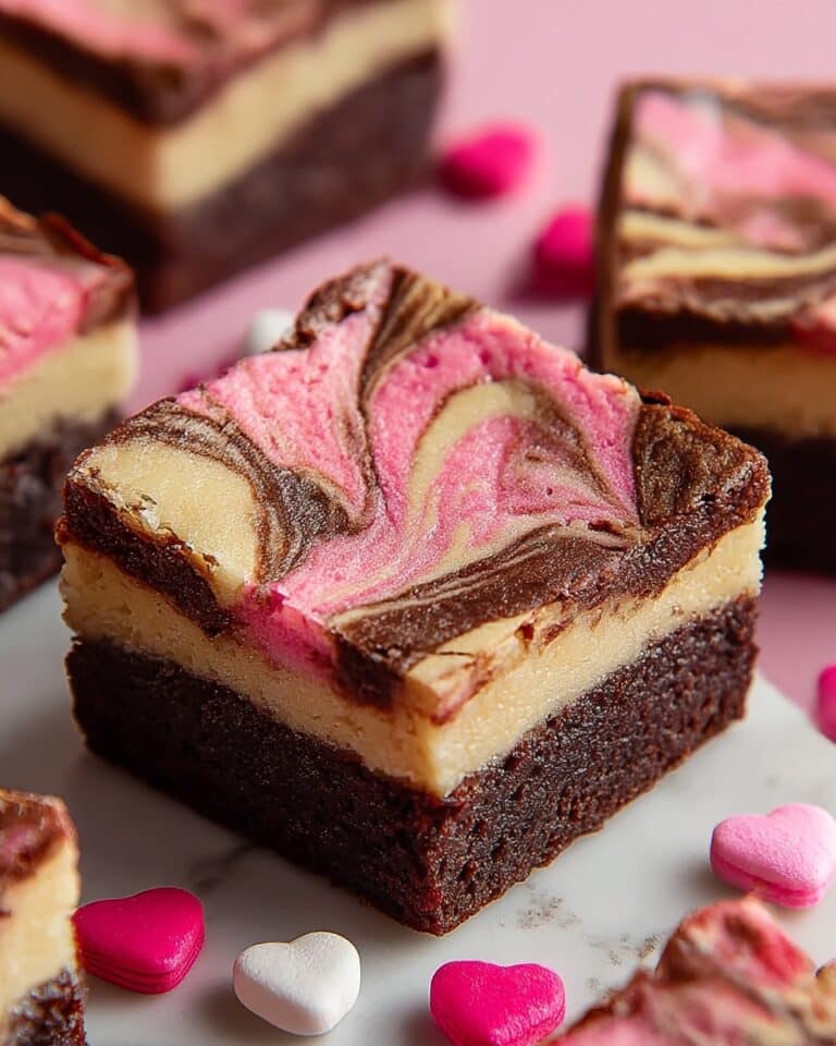 Valentine Brookies (Brownie + Sugar Cookie Swirls) Recipe